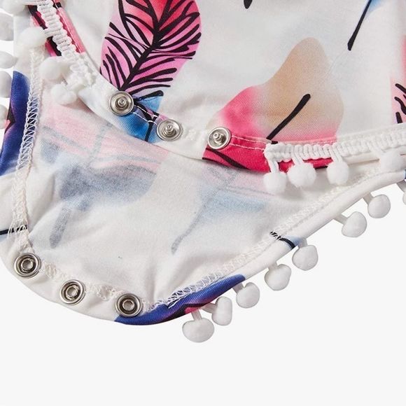 UNICOMIDEA Baby Girl Onesie Romper Sleeveless - Picture 8 of 9